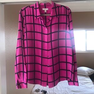 J crew silk blouse